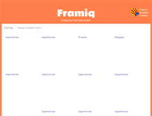 Tablet Screenshot of framiq.com